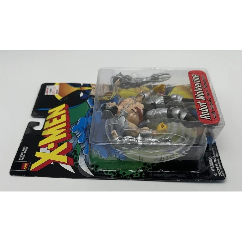 1998 TOY BIZ MARVEL X-MEN ROBOT WOLVERINE ROBOTIC ARM WEAPONS #48346 SEALED